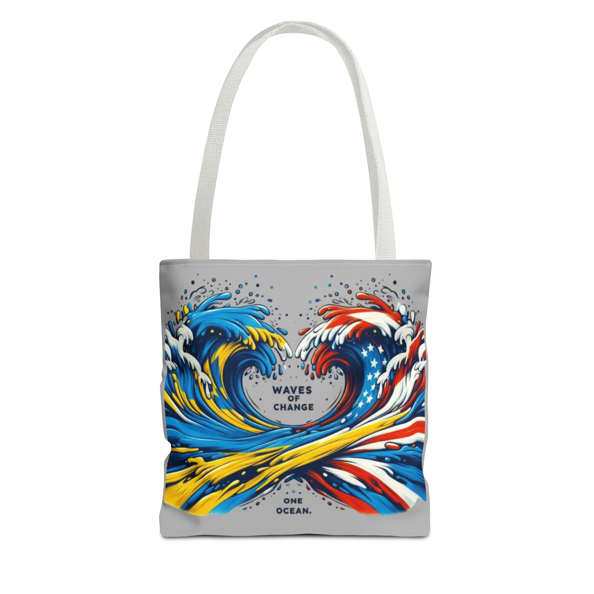 Waves of Change Tote Bag – One Ocean, Two Nations