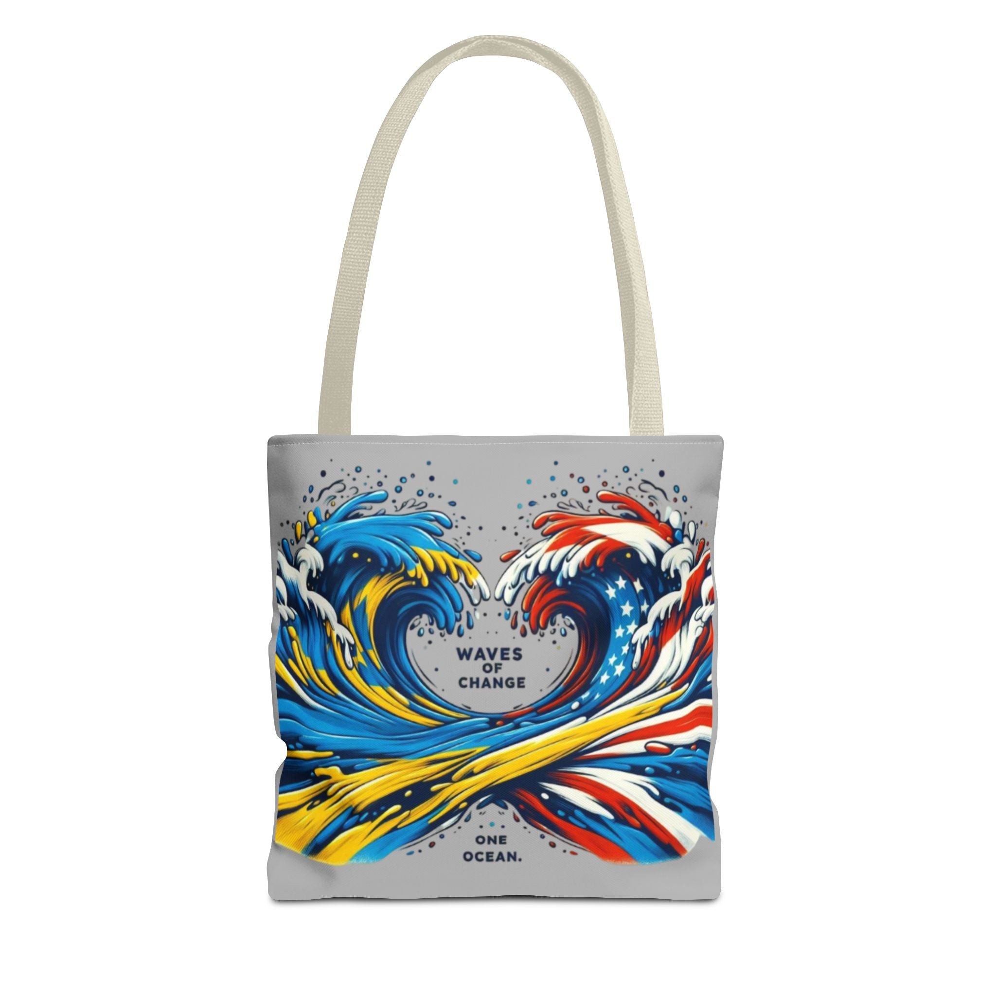 Waves of Change Tote Bag – One Ocean, Two Nations