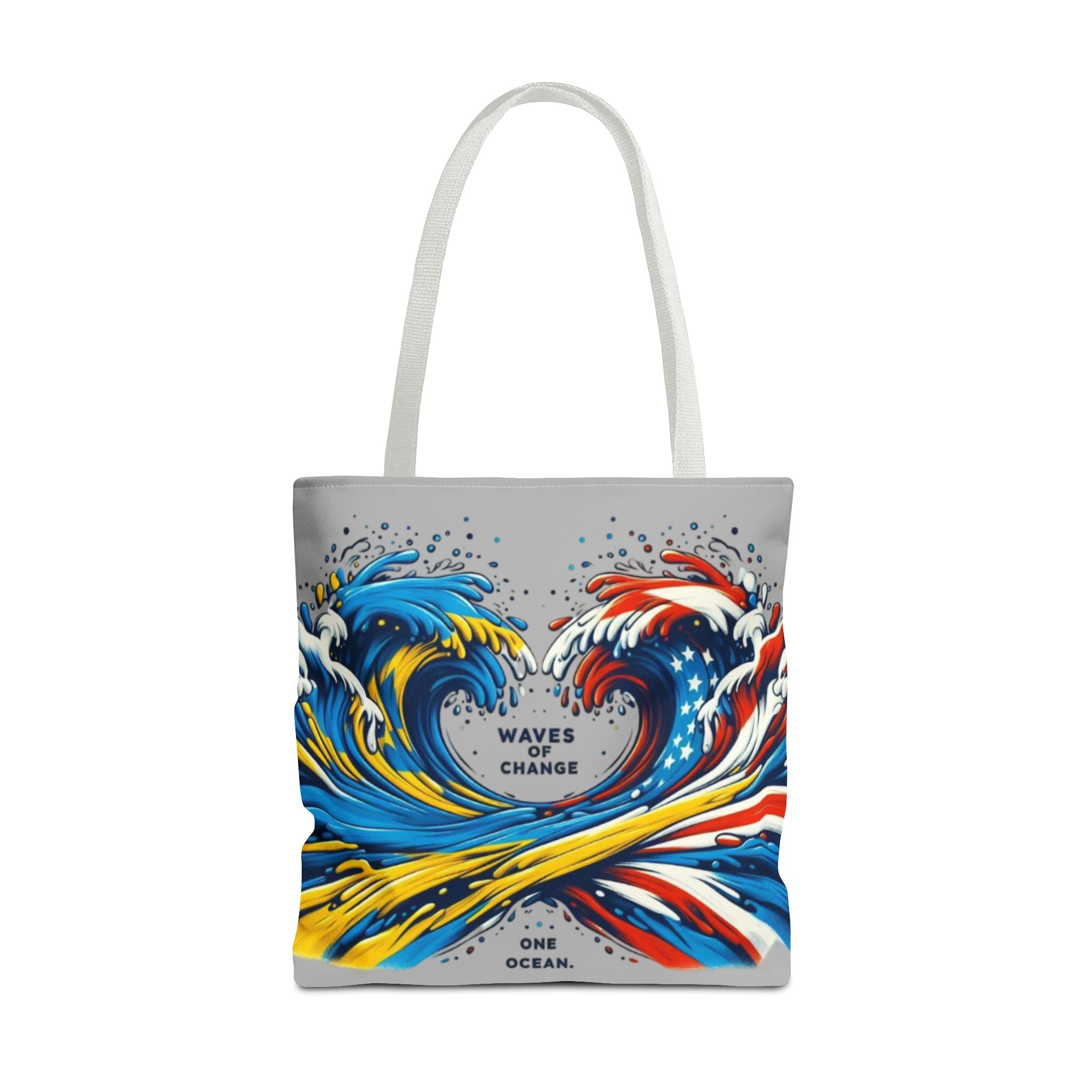 Waves of Change Tote Bag – One Ocean, Two Nations