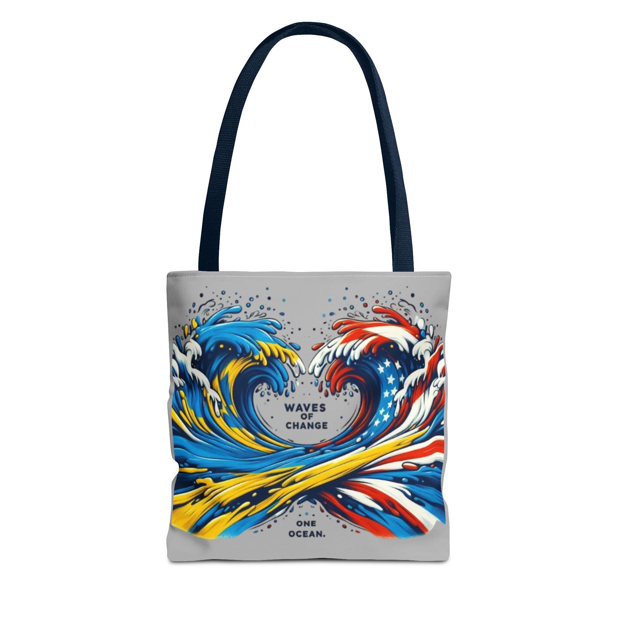 Waves of Change Tote Bag – One Ocean, Two Nations