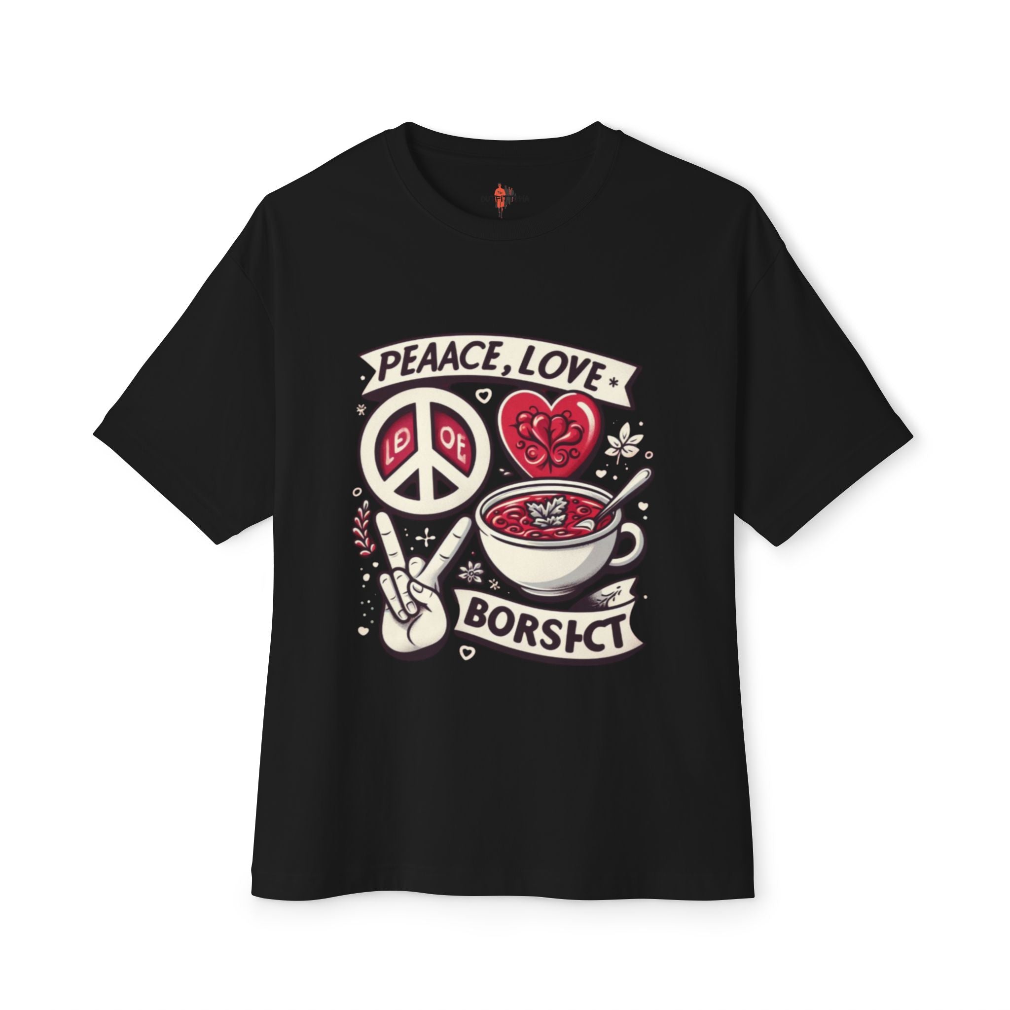 Peace, Love & Borscht Tee – Serve Up Some Soul