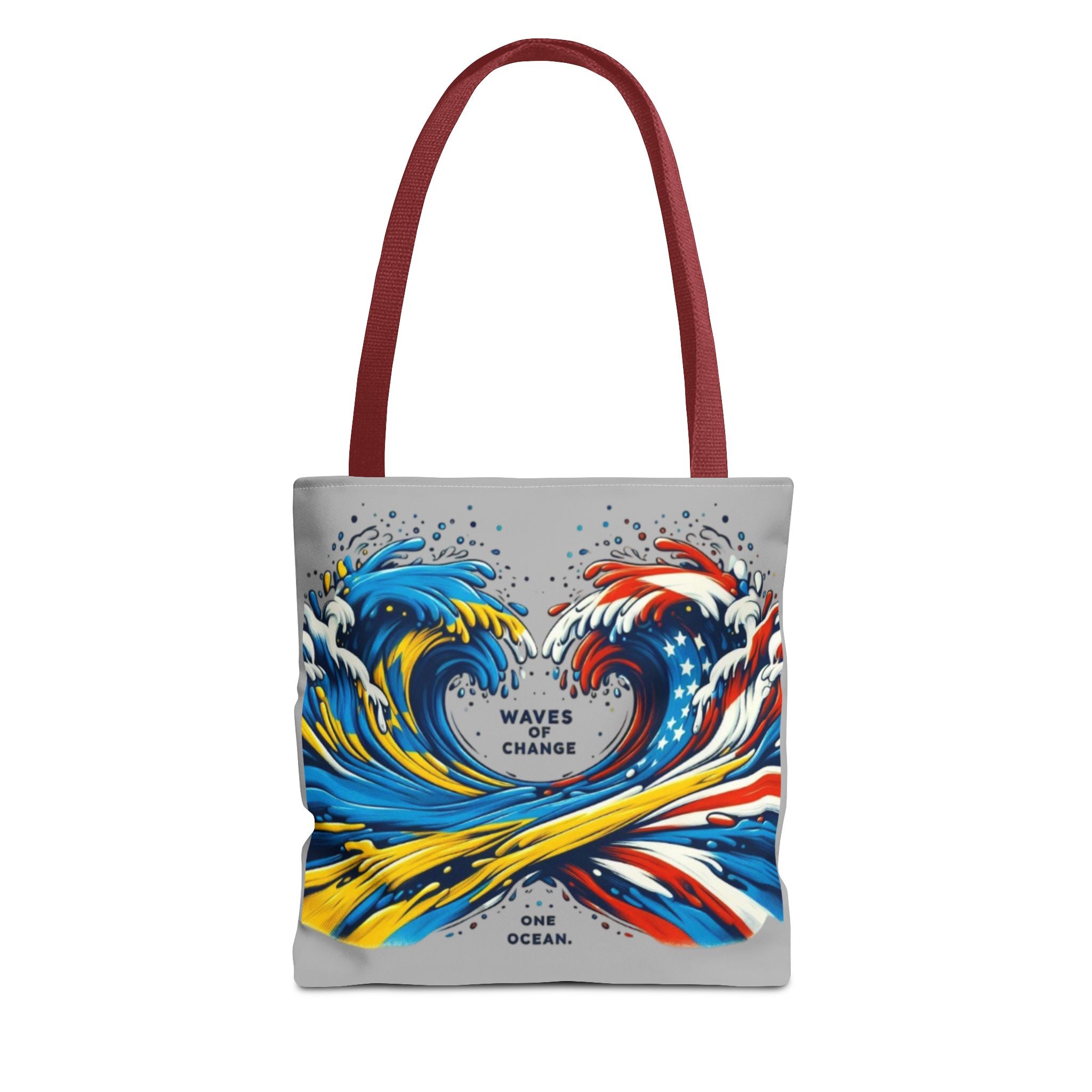 Waves of Change Tote Bag – One Ocean, Two Nations