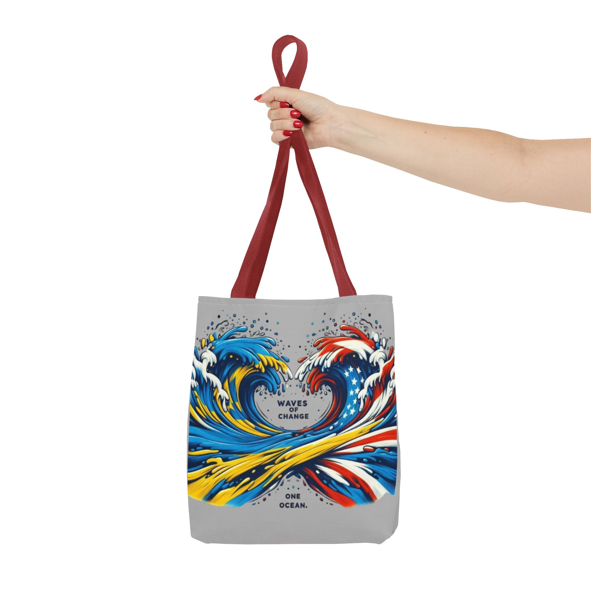 Waves of Change Tote Bag – One Ocean, Two Nations