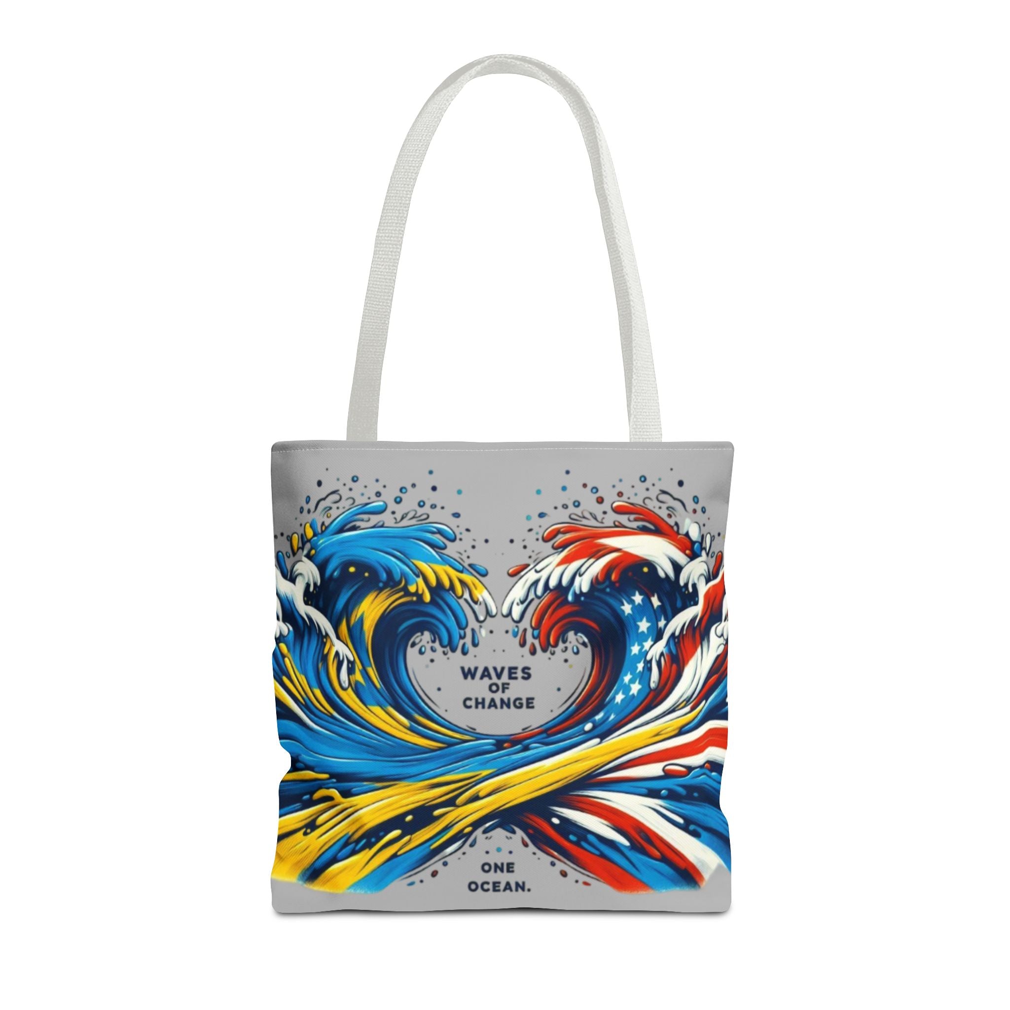 Waves of Change Tote Bag – One Ocean, Two Nations