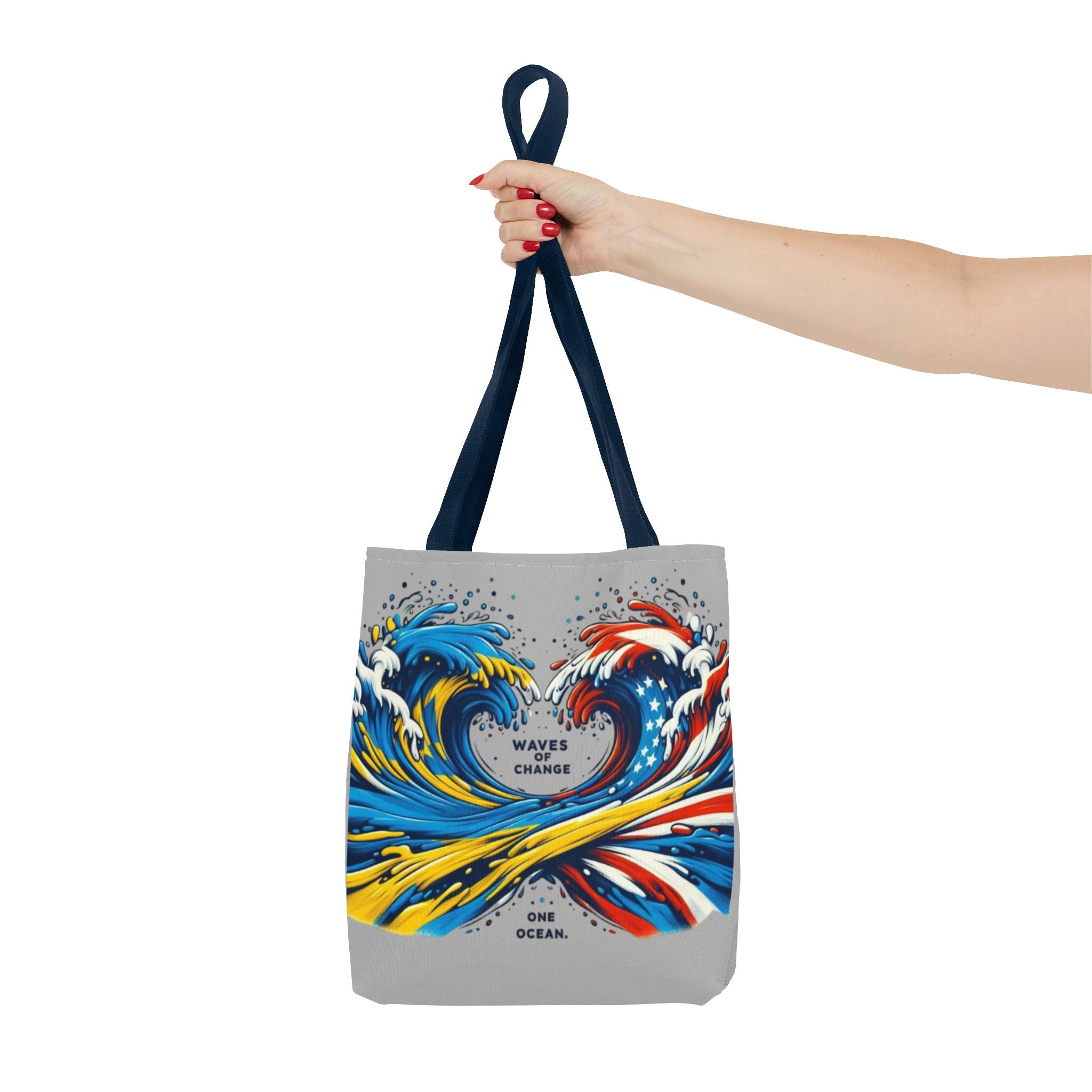 Waves of Change Tote Bag – One Ocean, Two Nations